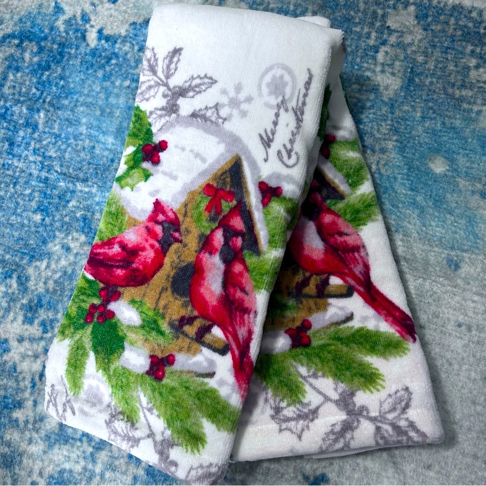 Merry Christmas Hand Towels